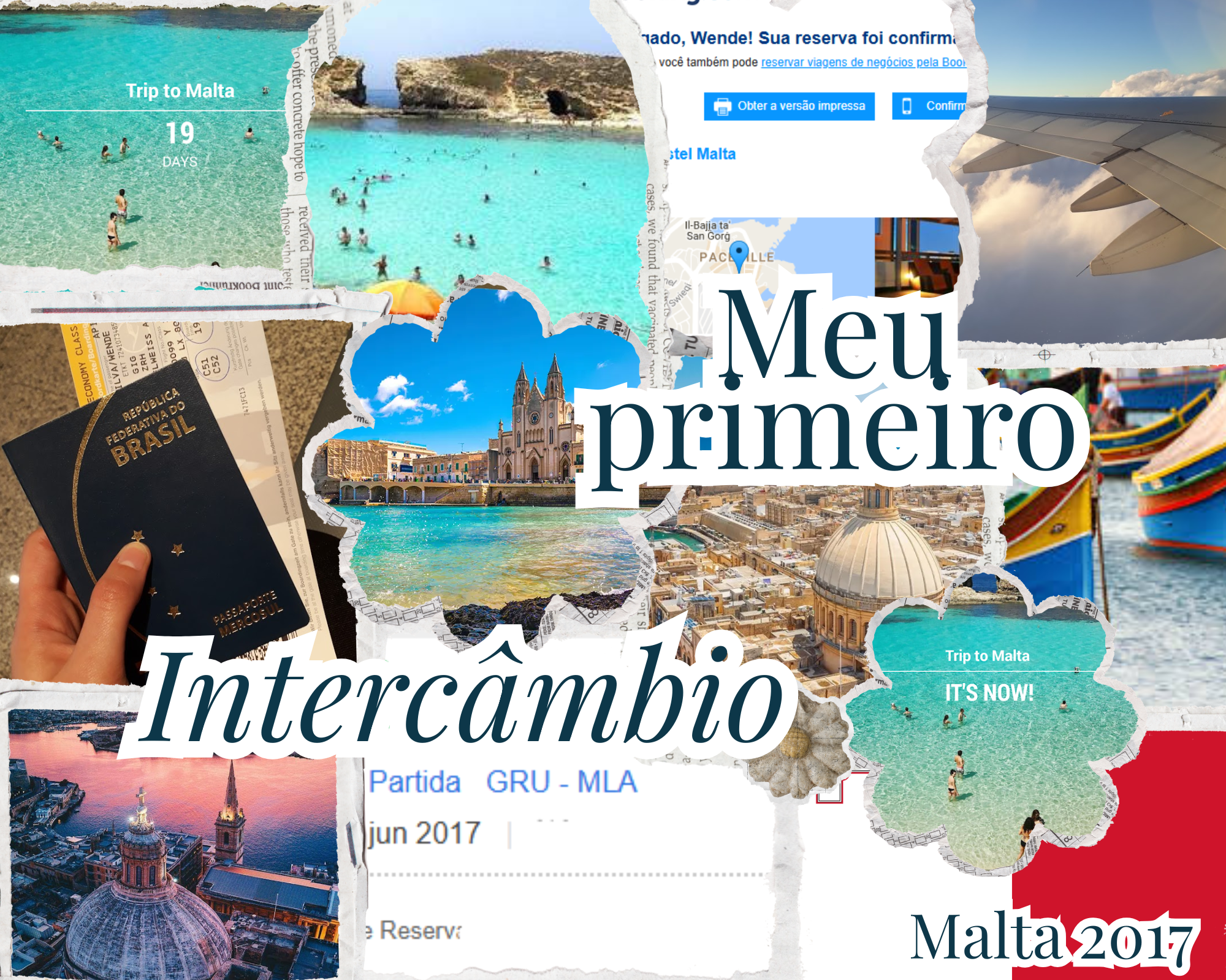 Meu primeiro intercâmbio! ✈️🌏🇲🇹